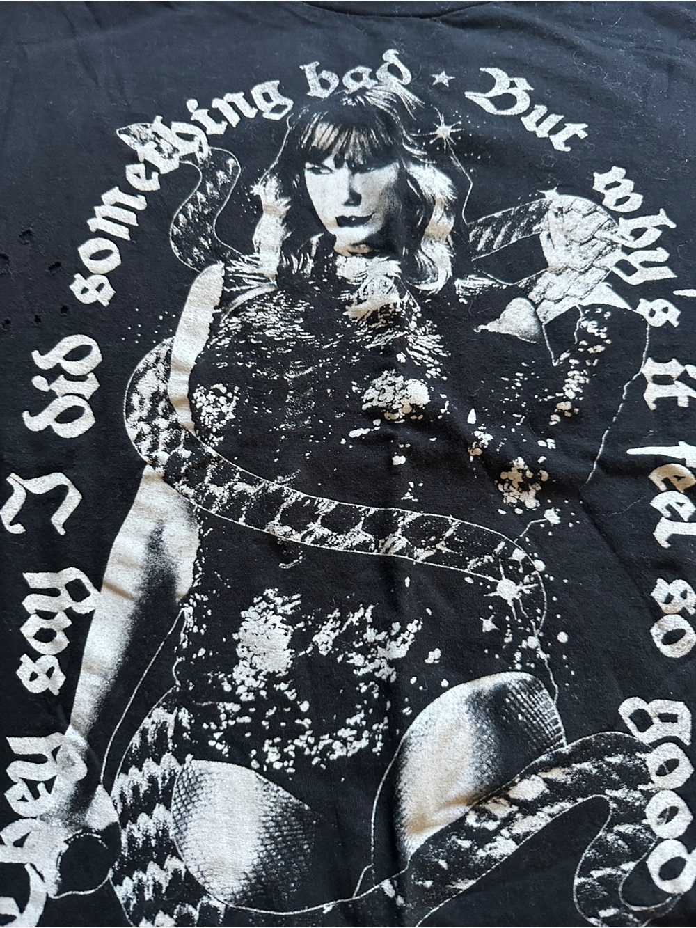Taylor Swift Reputation Official Merch They say I did something bad graphic tee - Picture 4 of 6